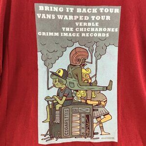 Vintage Bring It Back Tour Vans Warped Tour Graphic Concert Tee 2XL T-Shirt